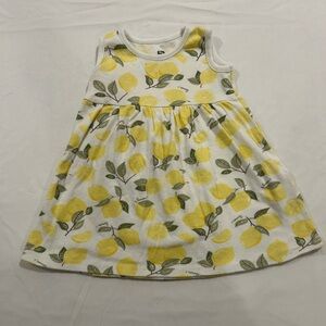 Kids yellow lemon dress
